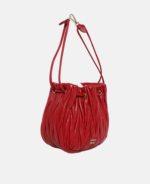 Miu Miu Leather bucketbag Matelasse