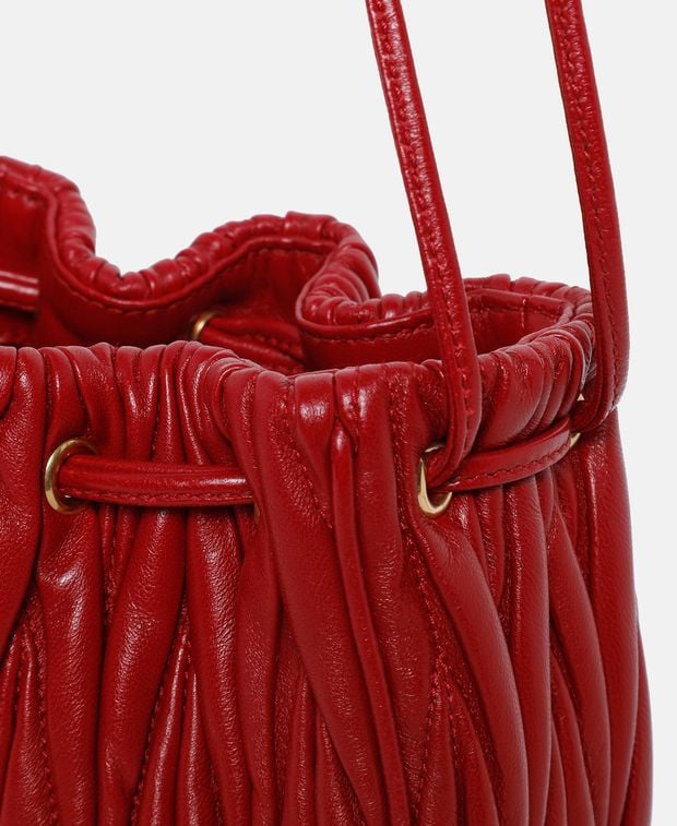 Miu Miu Leather bucketbag Matelasse