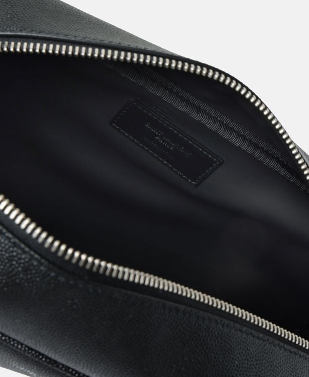 Saint Laurent Leather wash bag