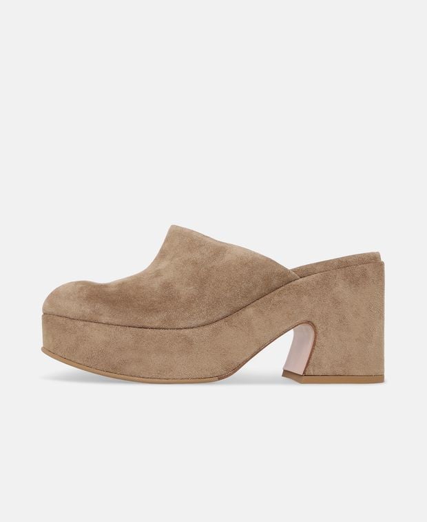 Gianvito Rossi Platform mules Velour