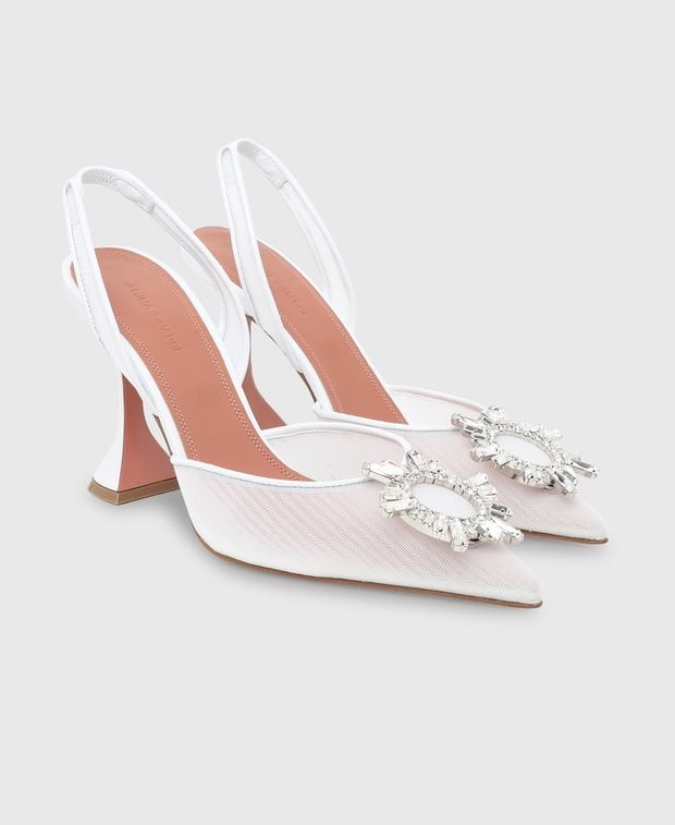 Amina Muaddi Slingback pumps Begum