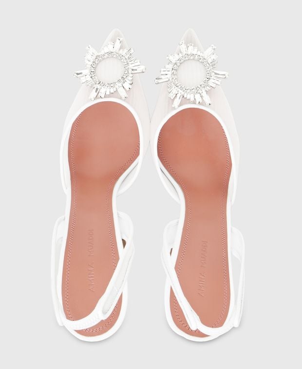 Amina Muaddi Slingback pumps Begum