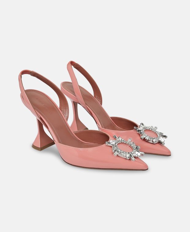 Amina Muaddi Slingback pumps Begum