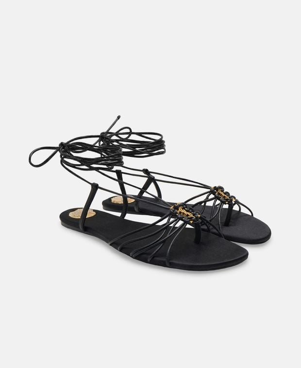 Saint Laurent Sandals with calf lacing Babylone