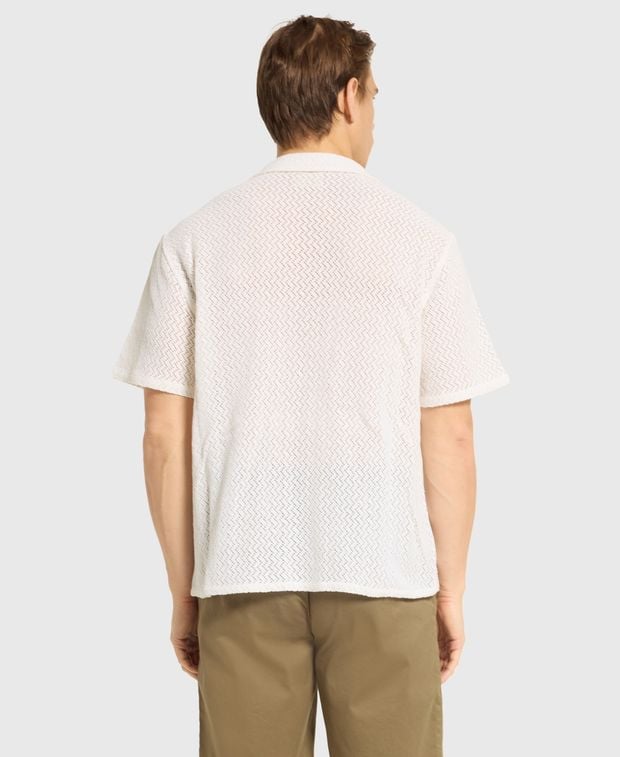 Aimé Leon Dore Crochet lace shirt