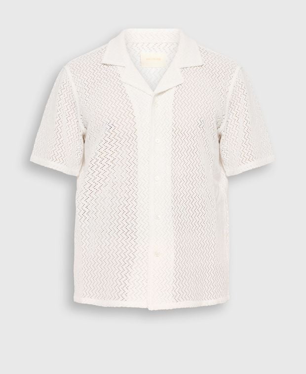 Aimé Leon Dore Crochet lace shirt