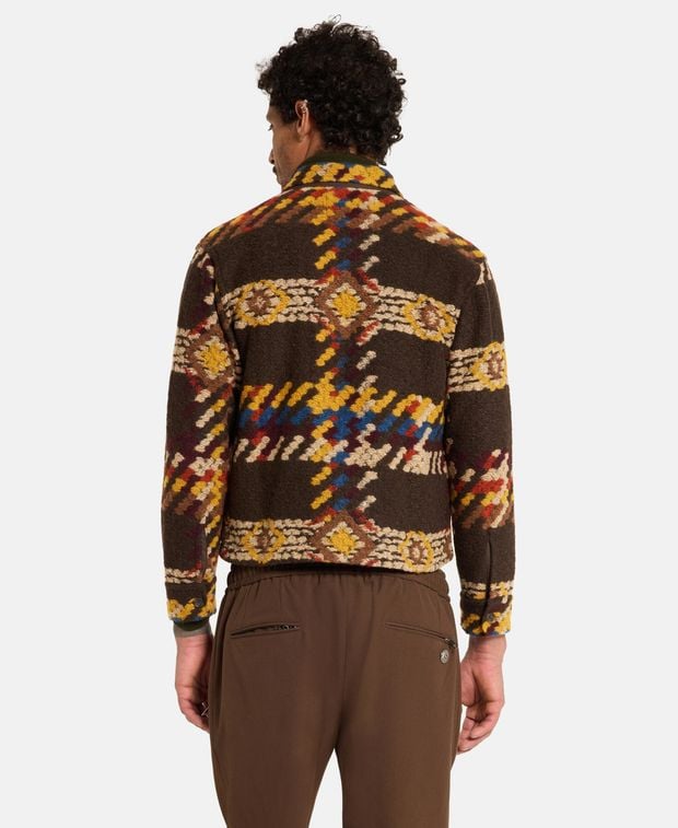 Aimé Leon Dore Wool-blend overshirt Blanket Overshirt