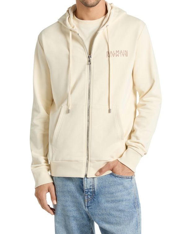 Balmain Hooded sweat jacket