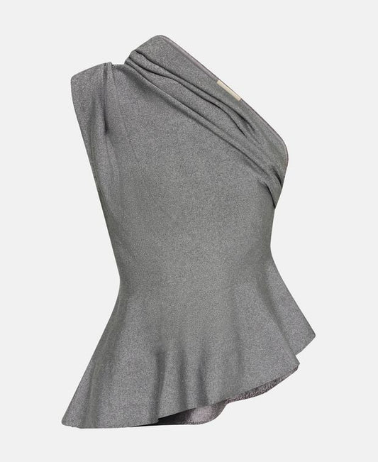 Khaite One shoulder top Aimee