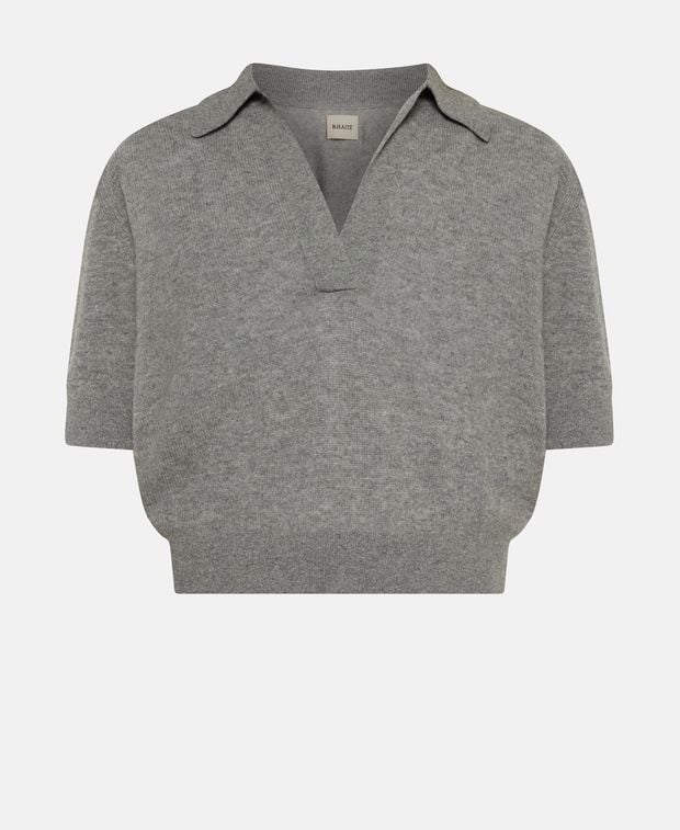 Khaite Cashmere short-sleeved pullover