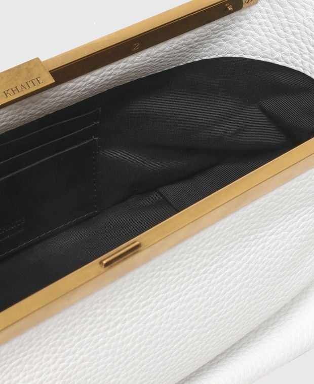 Khaite Leather clutch
