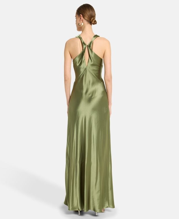 Galvan Satin dress Evelyn