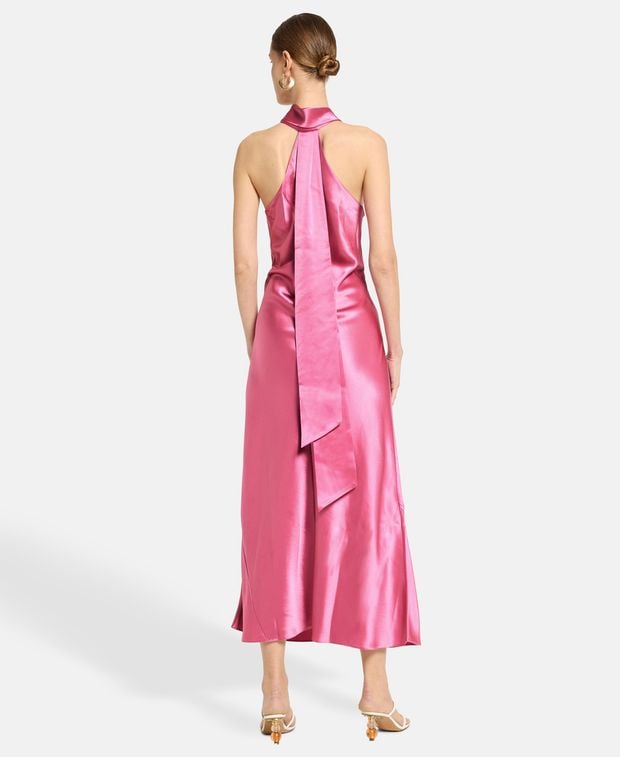 Galvan Satin dress Pandora