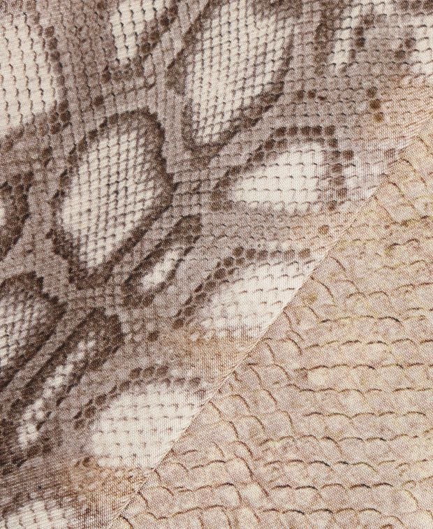Salvatore Ferragamo Silk tie scarf MB Python