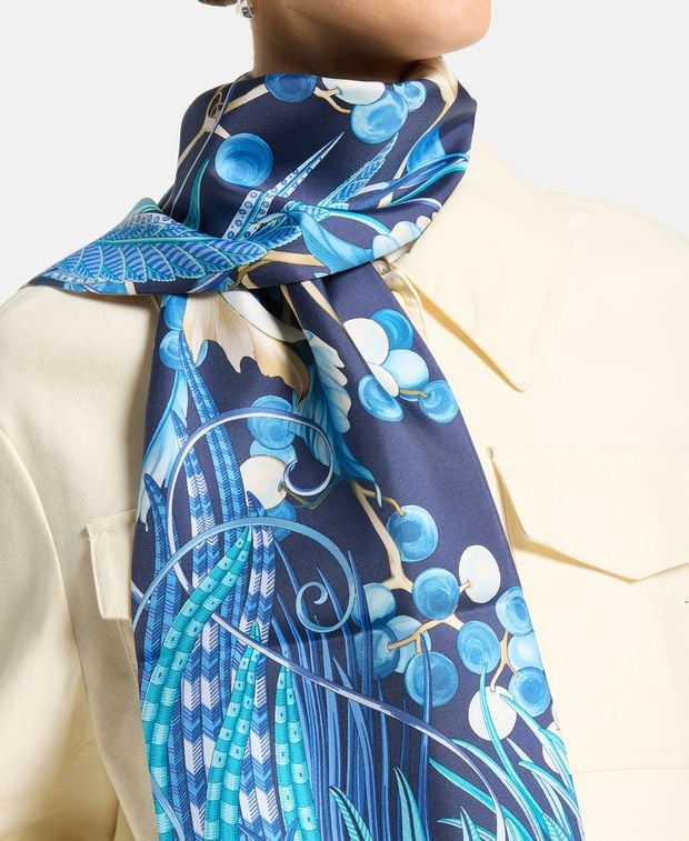 Salvatore Ferragamo Silk scarf Ba New Show