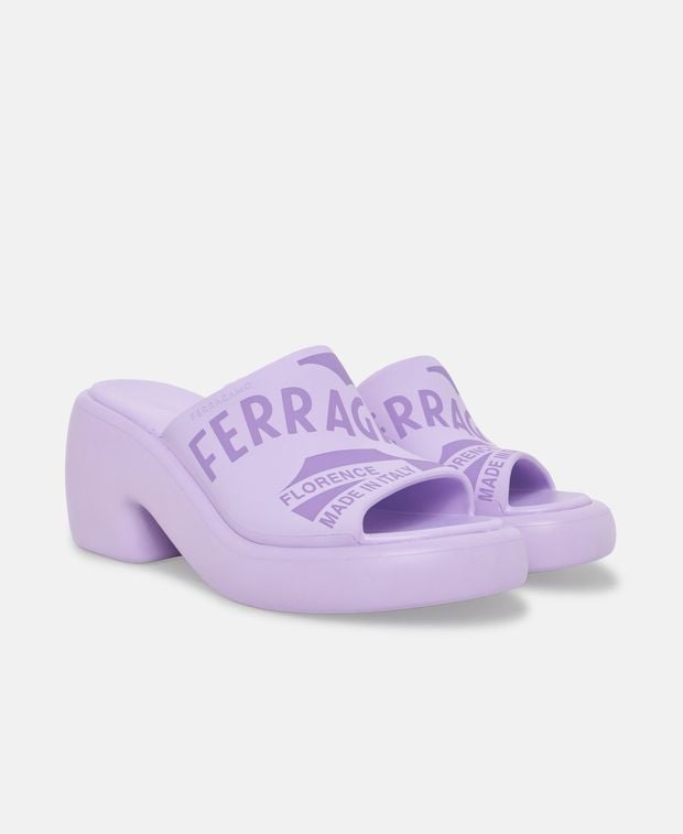 Salvatore Ferragamo Mules Deva Stencil