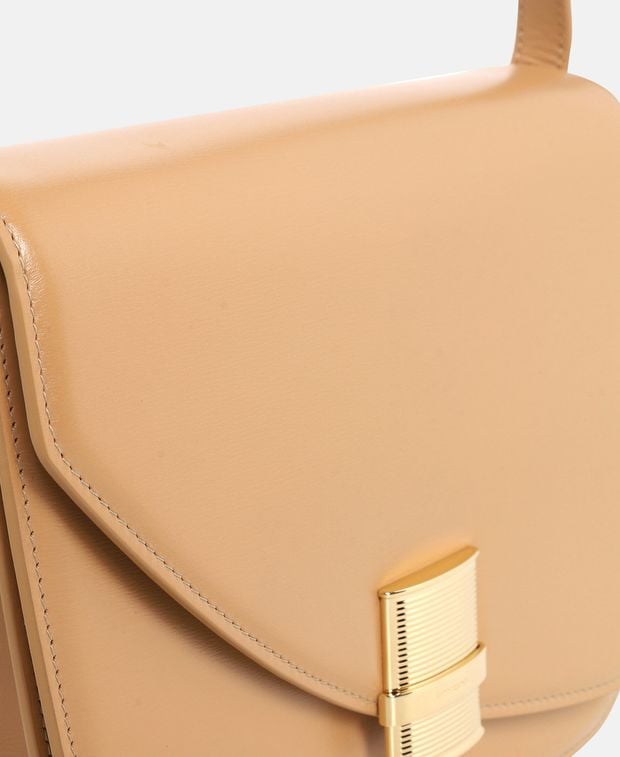 Salvatore Ferragamo Leather shoulder bag Fiamma M