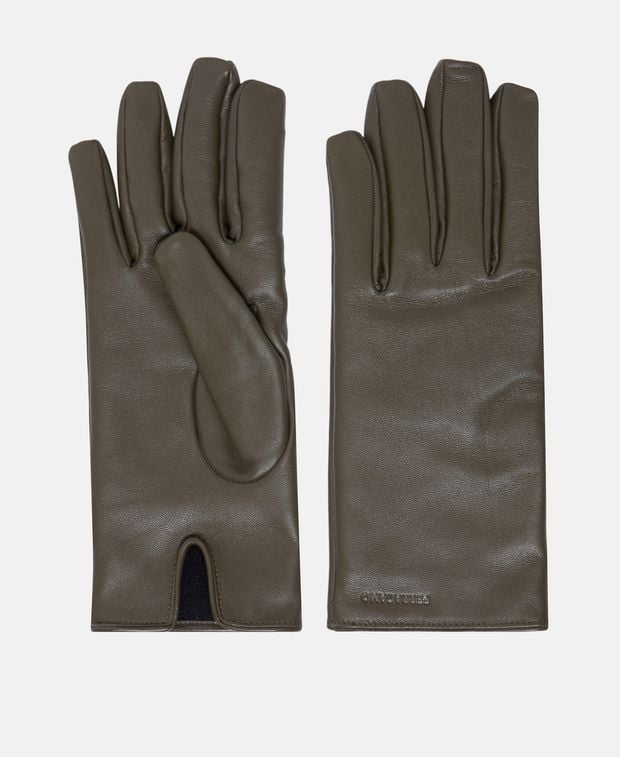 Salvatore Ferragamo Leather gloves Gua