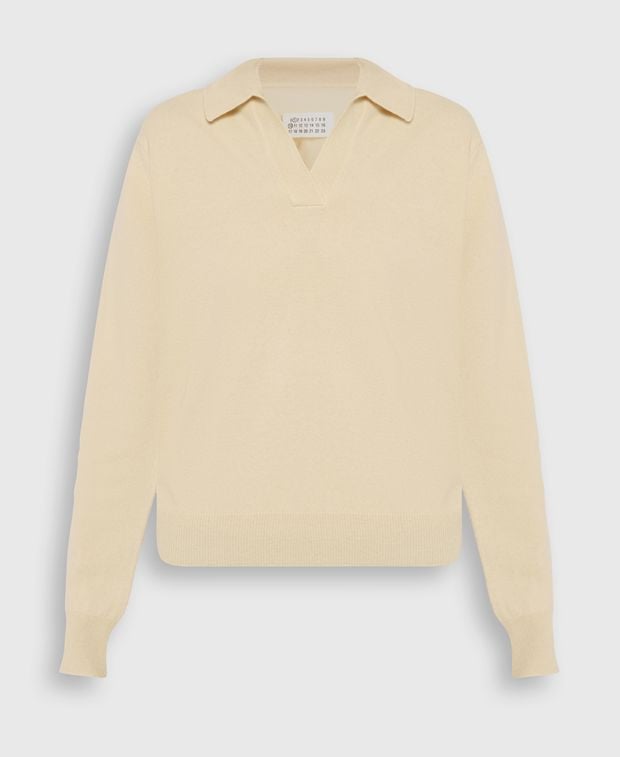 Maison Margiela Woolen long-sleeved polo