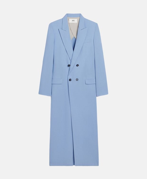 Ami Paris Wool-blend coat dress