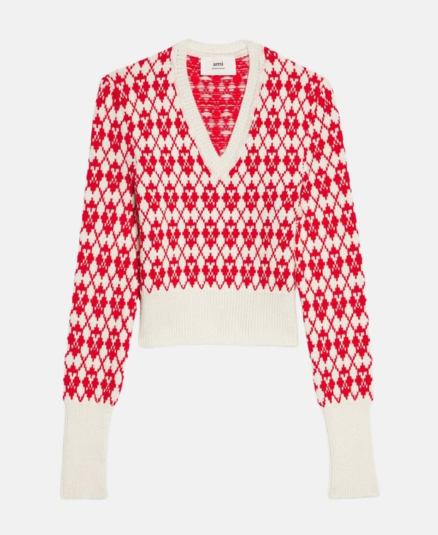Ami Paris Wool-blend pullover
