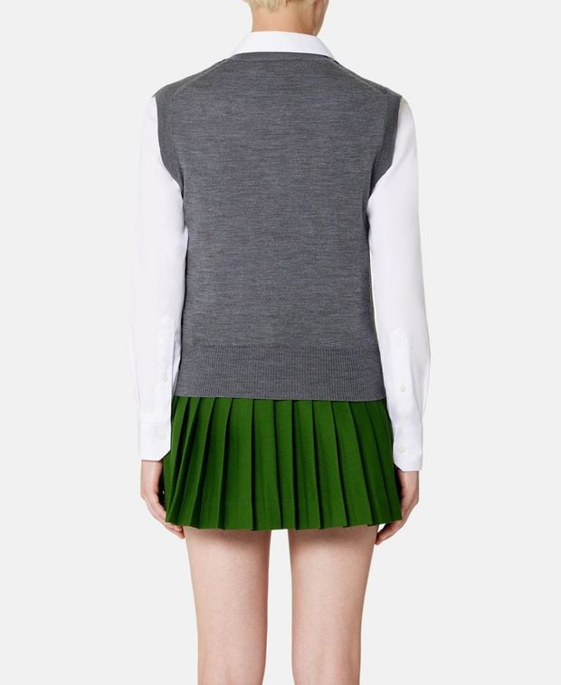 Ami Paris Wool sleeveless pullover