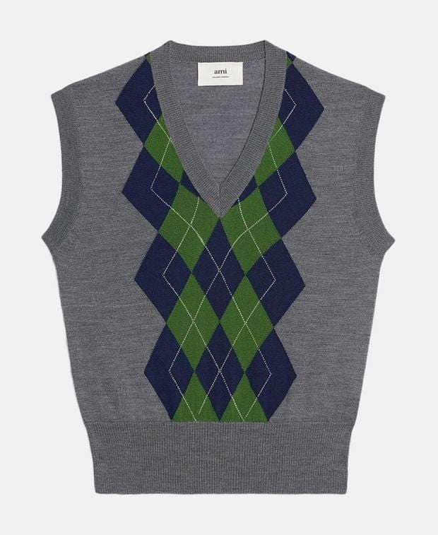 Ami Paris Wool sleeveless pullover