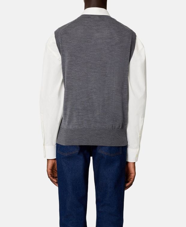 Ami Paris Wool sleeveless pullover
