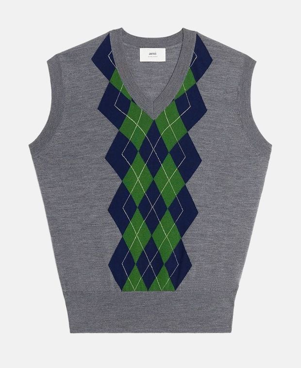 Ami Paris Wool sleeveless pullover