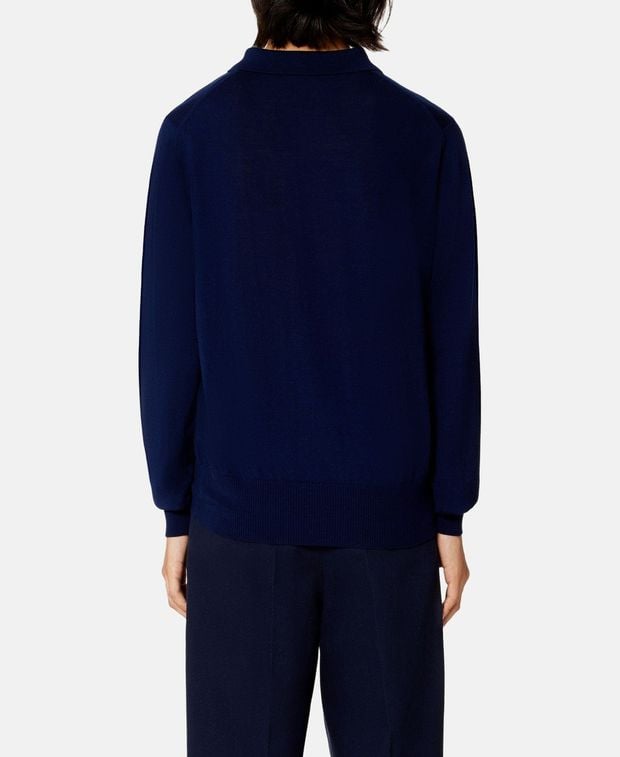 Ami Paris Woolen long-sleeved polo