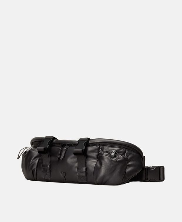 Ami Paris Leather bum bag