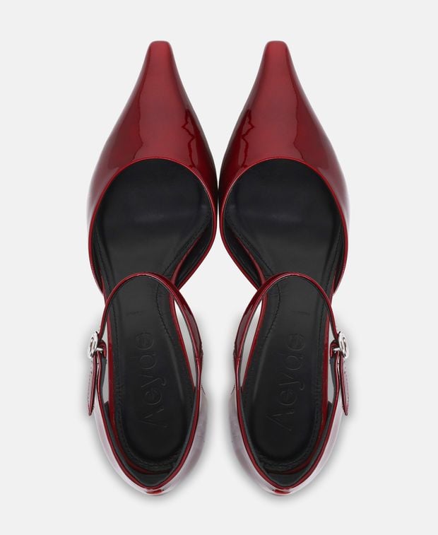 Aeyde Ankle strap pump Tillie