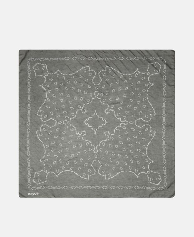 Aeyde Silk-blend square scarf Dallas