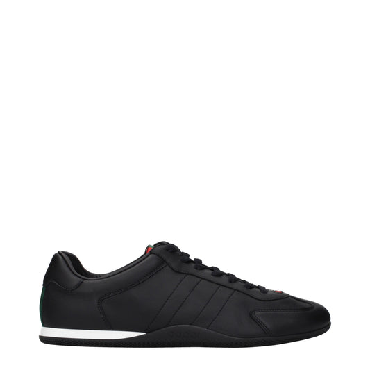 Gucci Sneakers Men Leather Black