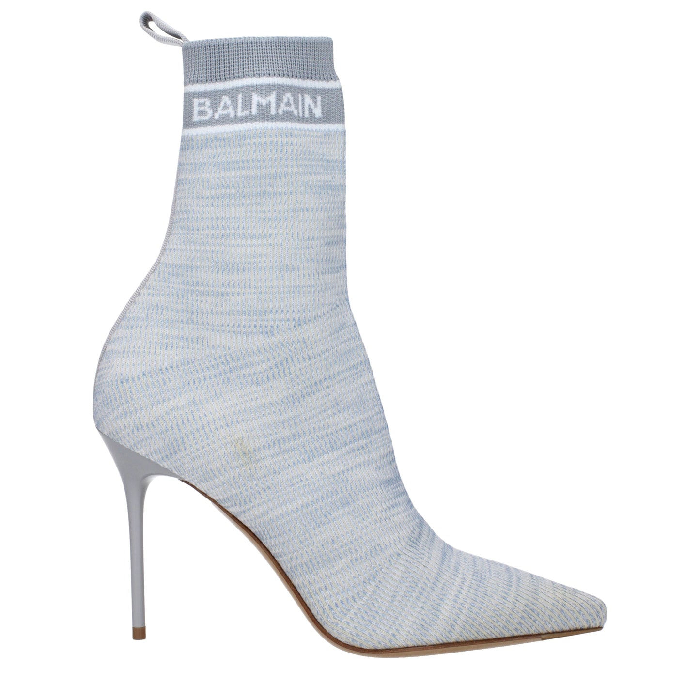 Balmain Women's Boots in Fabric  Heavenly/Grey