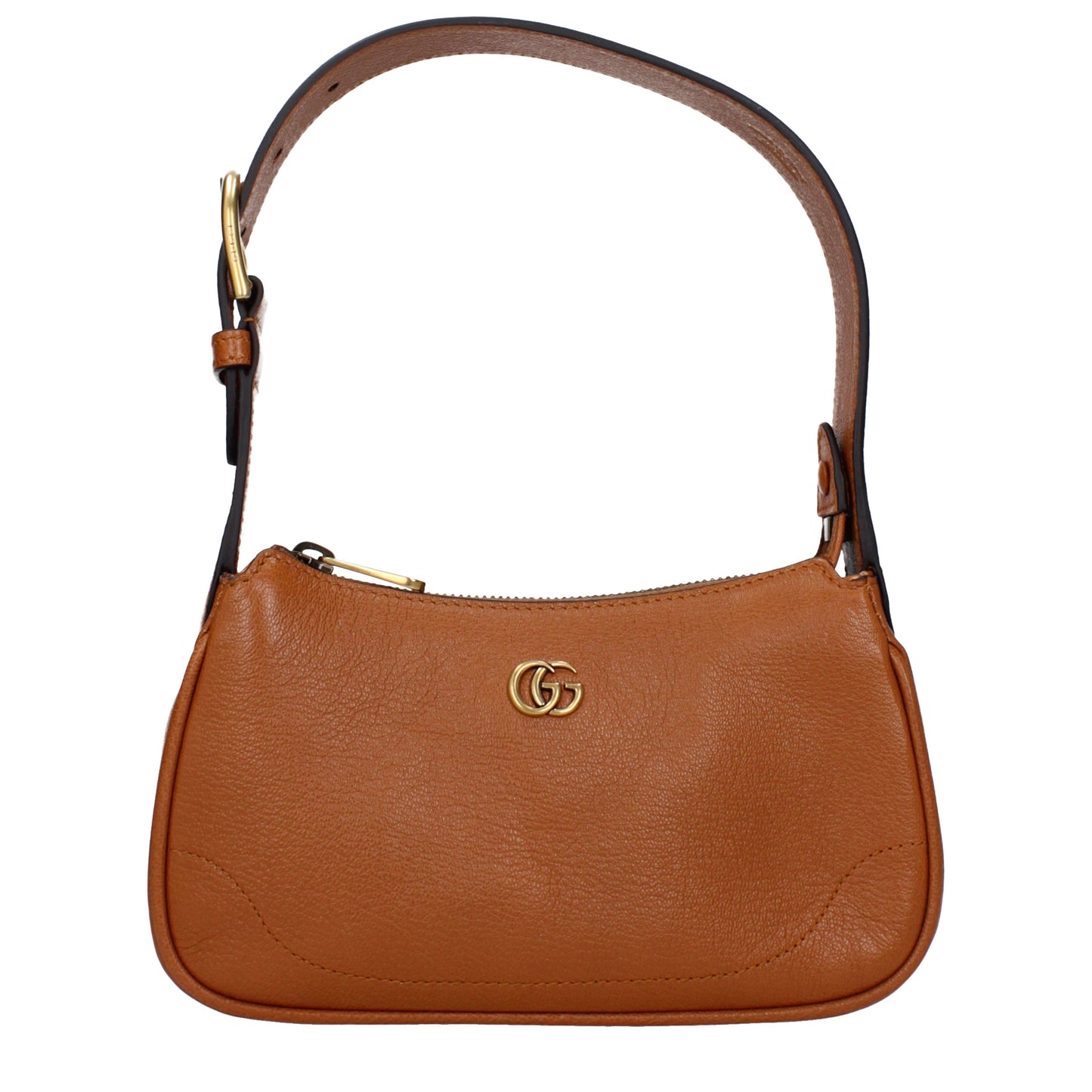 Gucci Handbags Women Leather Brown