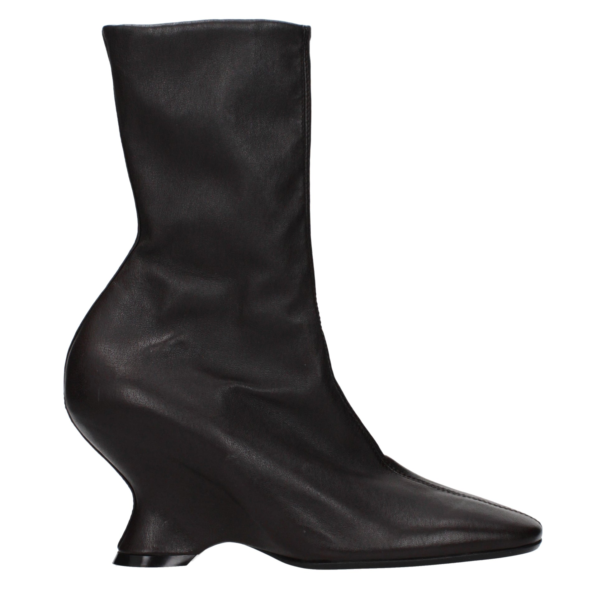 Dries van Noten Ankle Boots Women Leather Brown/Dark Brown