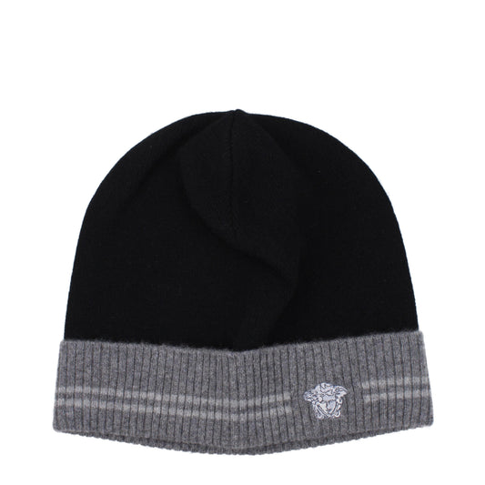 Versace Hats Women Cashmere Black/Grey