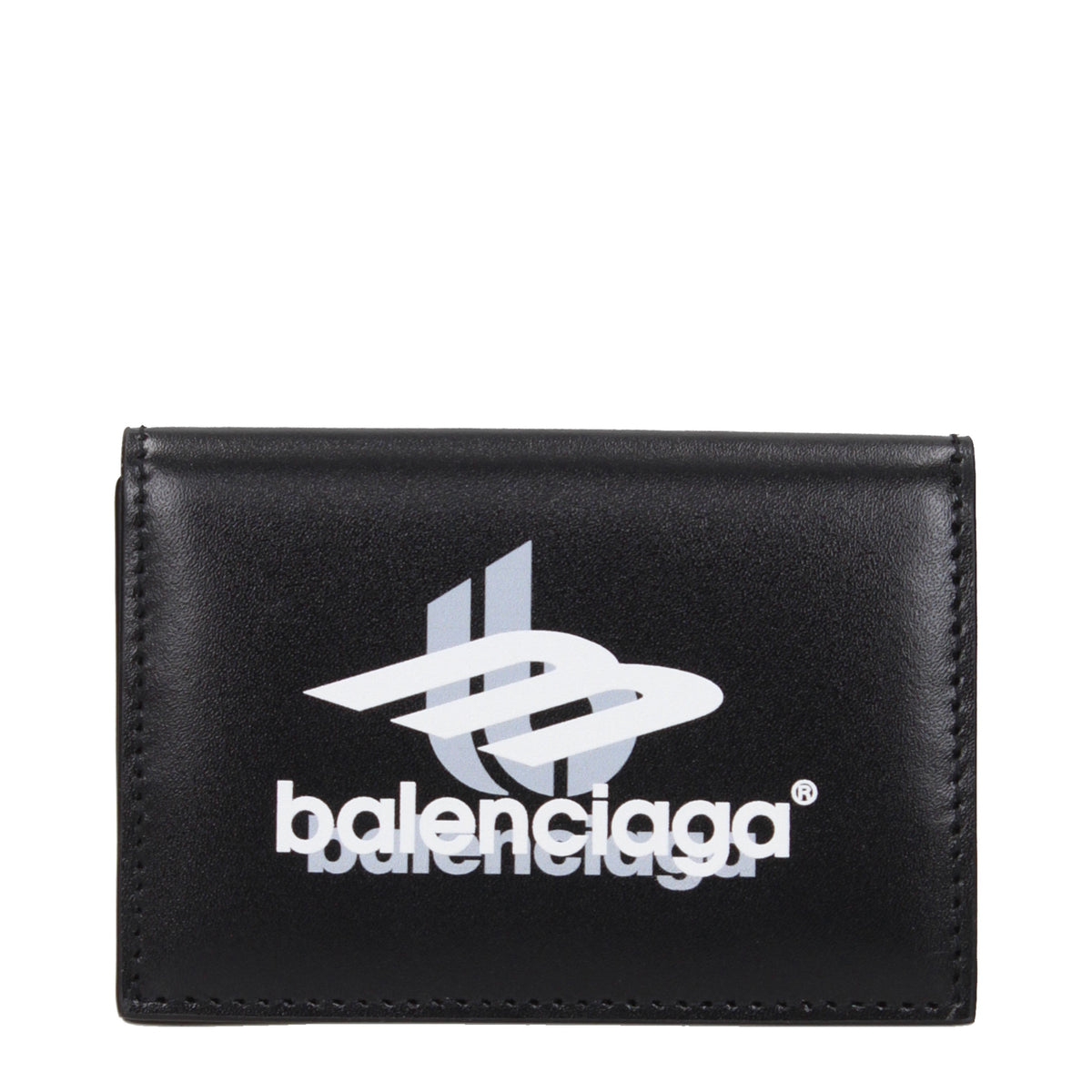 Balenciaga Wallets Women Leather Black