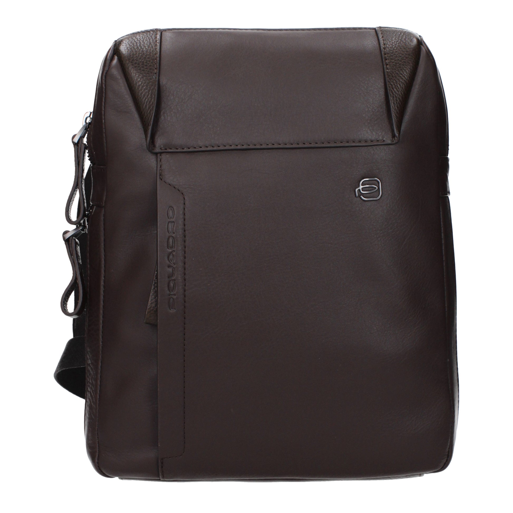 Piquadro Crossbody Bags Men Leather Brown/Dark Brown