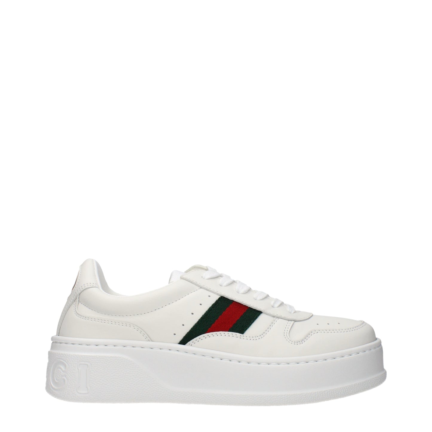 Gucci Sneakers Women Leather White