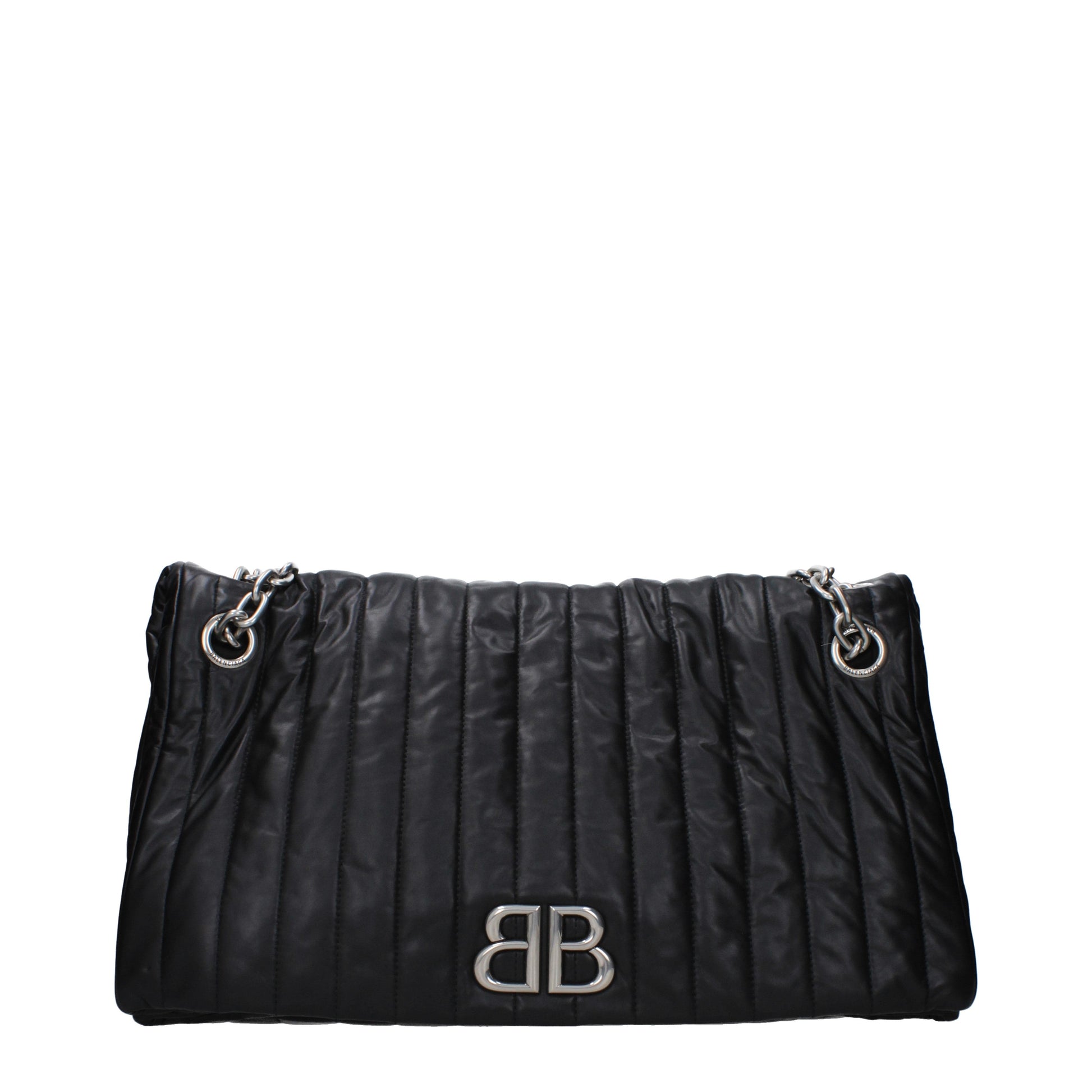 Balenciaga Shoulder Bags Women Leather Black