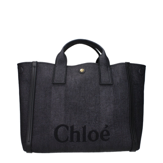 Chloé Women's Handbags Fabric Navy