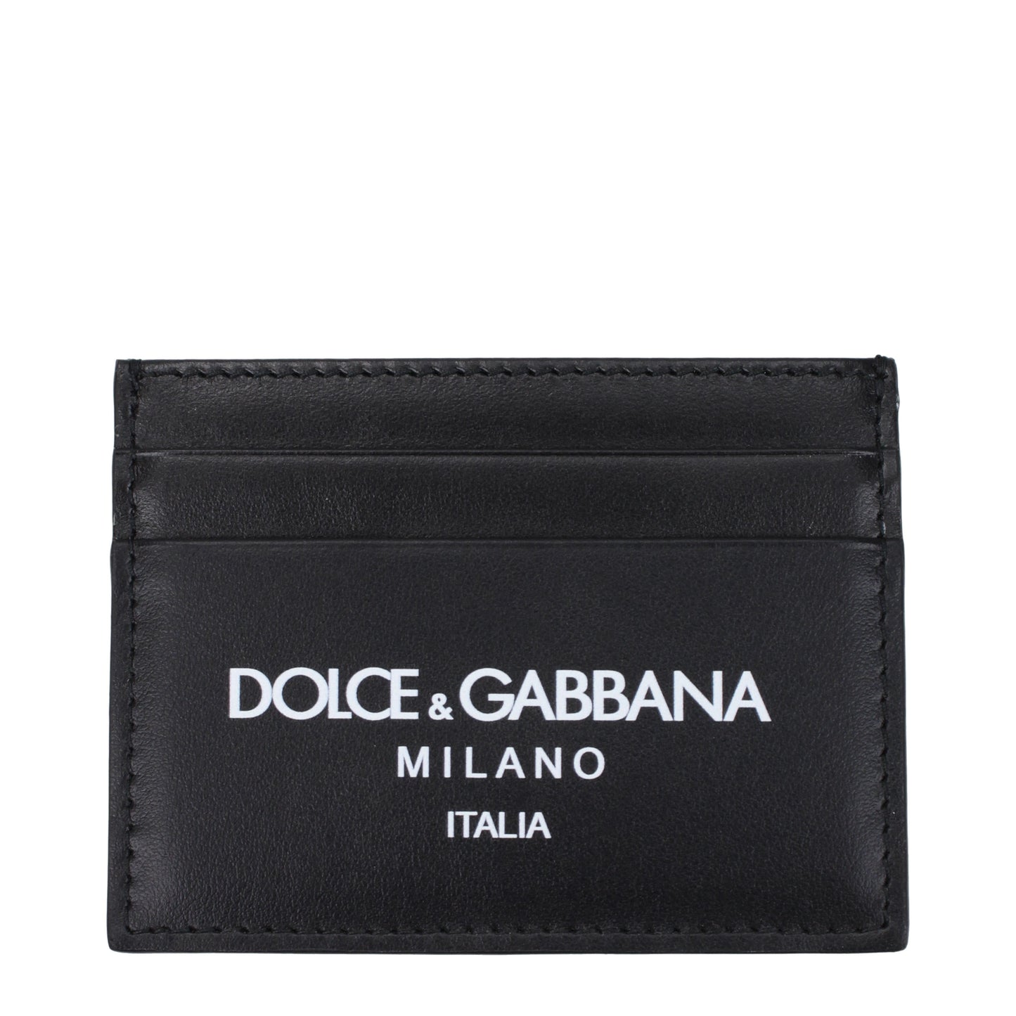 Dolce&Gabbana Document Holders Men Leather Black/White