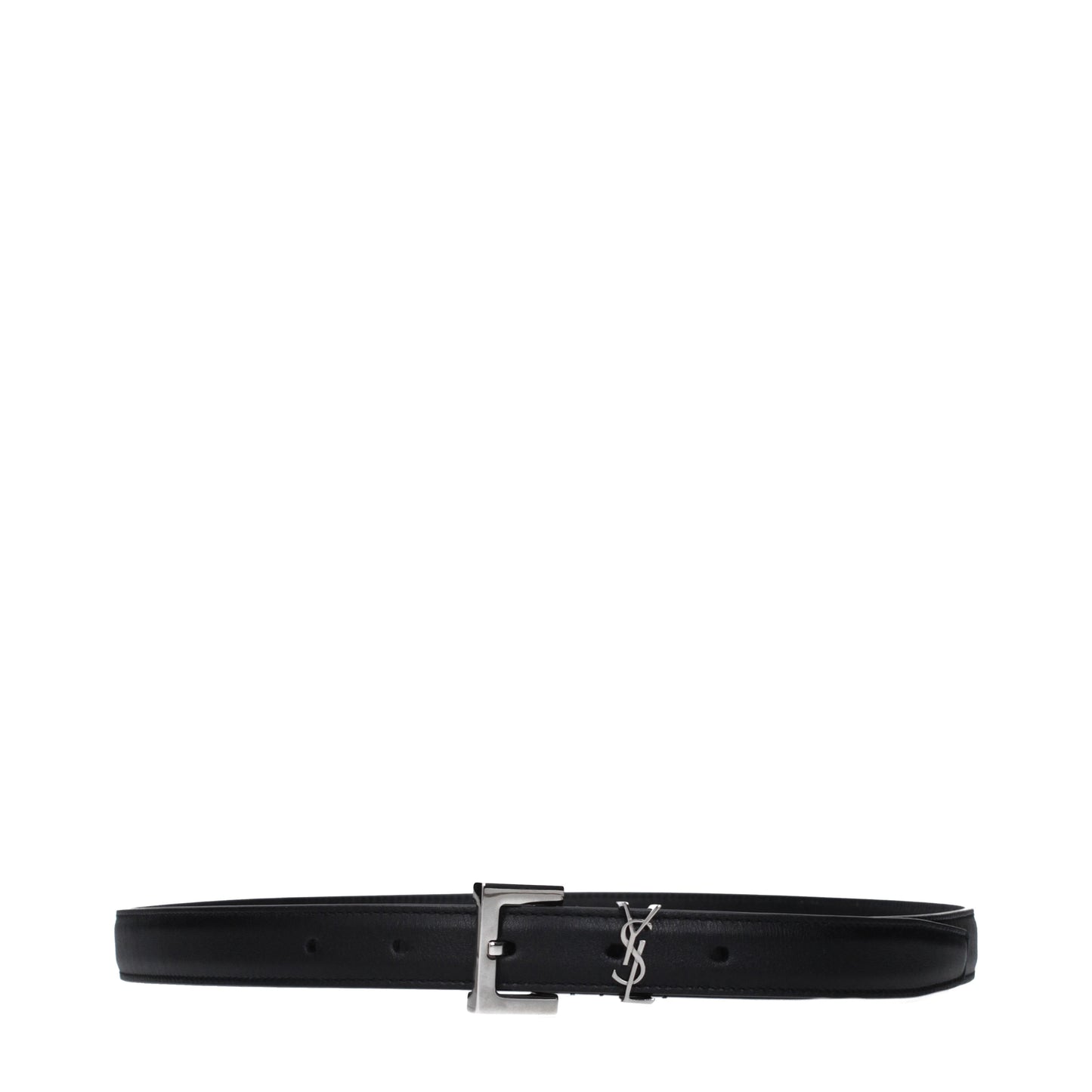 Saint Laurent Belts Women Leather Black