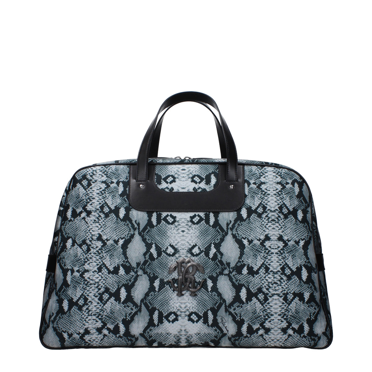 Roberto Cavalli Travel Bags Men Fabric  Gray