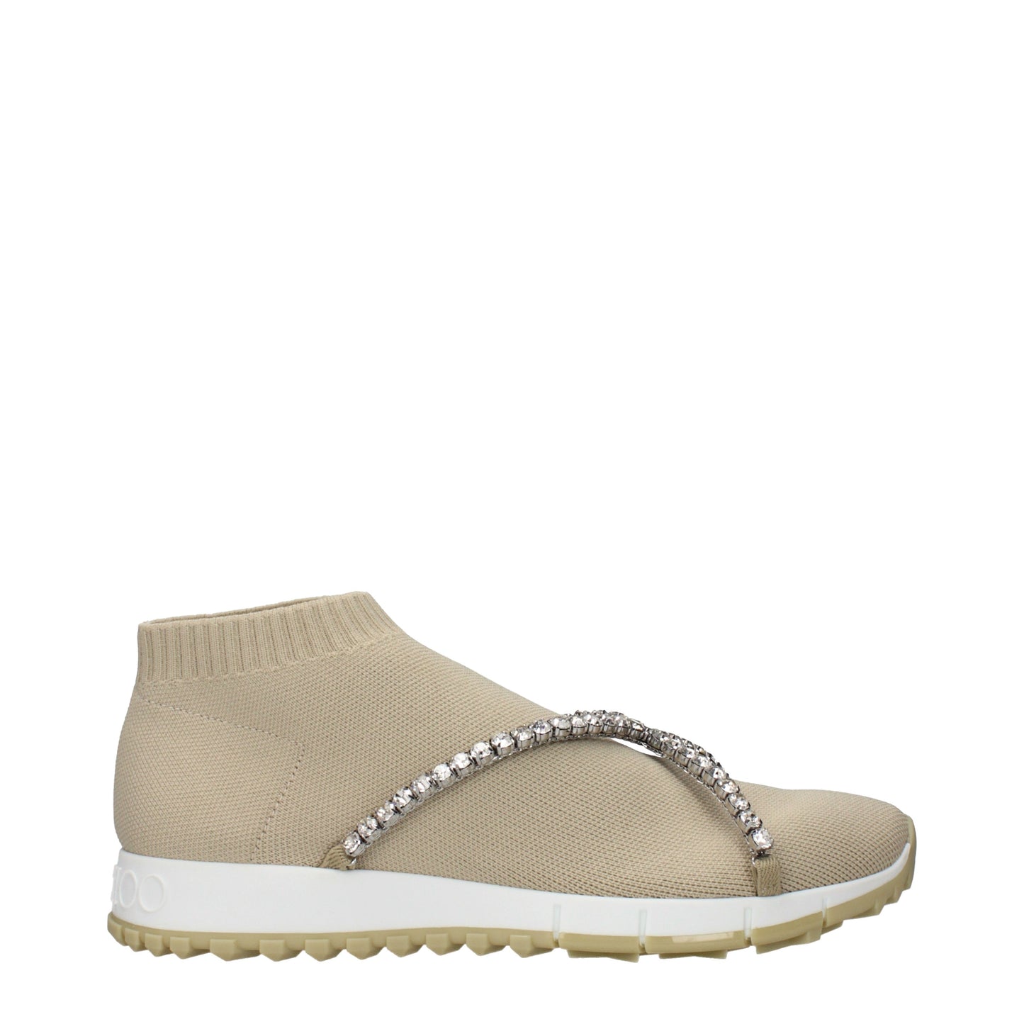 Jimmy Choo Slip on Women Fabric  Beige/Sand
