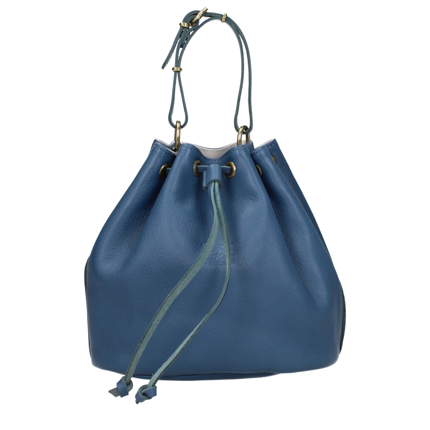 Il Bisonte Handbags Women Leather Blue/Denim