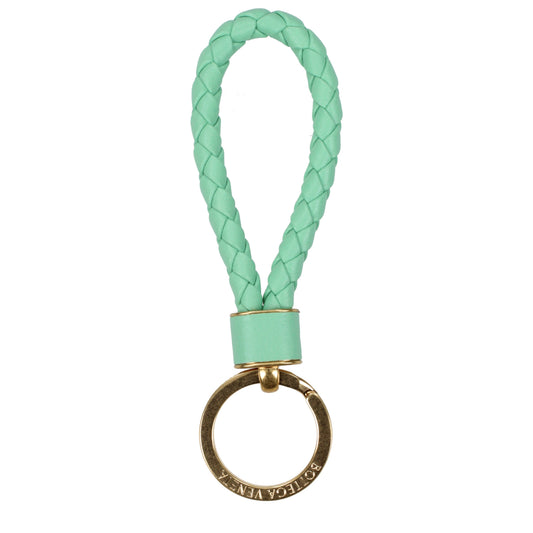 Bottega Veneta Keychain Women Leather Green/Light Green