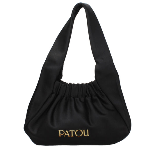 Patou Handbags Women Fabric  Black